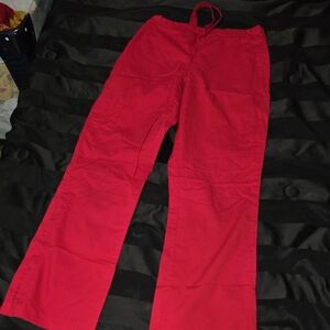 Peaches Uniforms Vibrant Red Pants